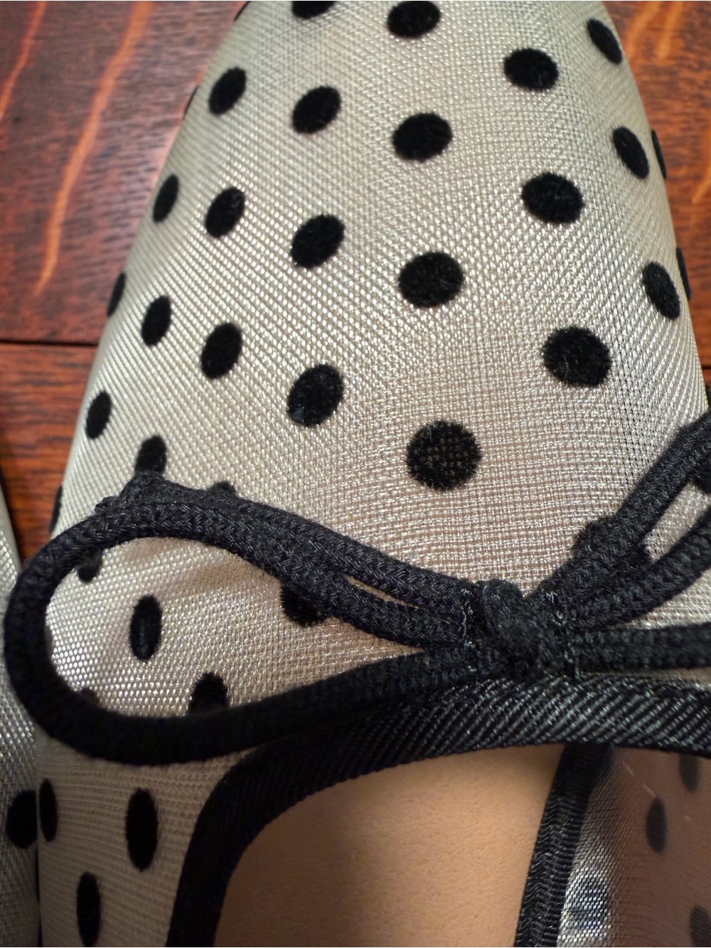 NWT No Boundaries Polka Dot Ballet Flats Size 10 - Picture 9 of 15
